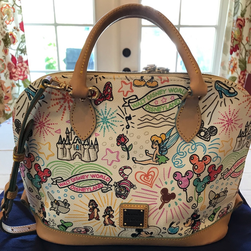 Disney Dooney Sketch Zip Zip satchel